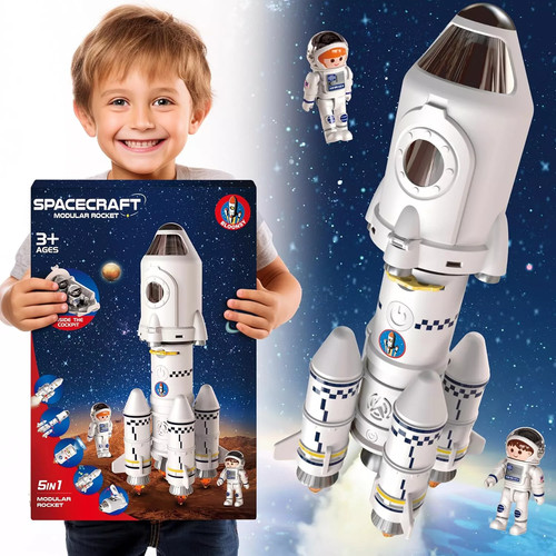 Space rocket toy set model - set,