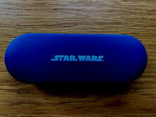 Blue glasses case with outer