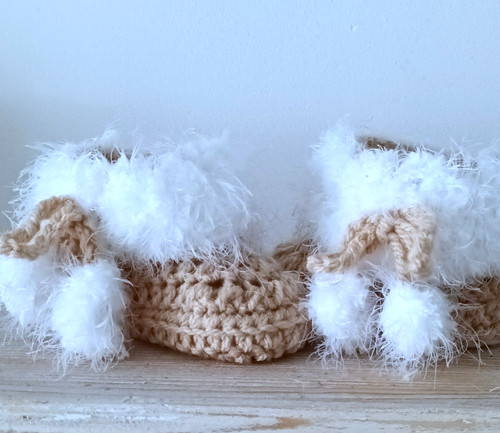 Baby crochet shoes boots - shoes,