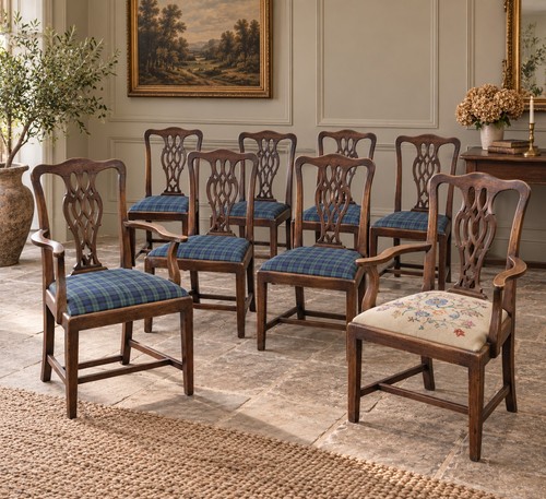 Set antique chippendale - 8,