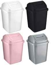 5L Plastic Swing Top Bin Waste