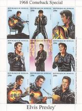 Elvis Presley 1968 Comeback Special 1998 MNH stamp sheet