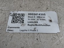 RENAULT LAGUNA RADIO