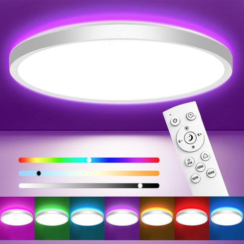 Rgb led ceiling light dimmable - ceiling,