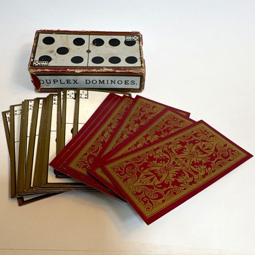 Duplex dominoes vintage - duplex, card