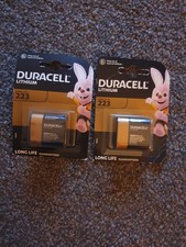 2 X Duracell 223 6V Lithium