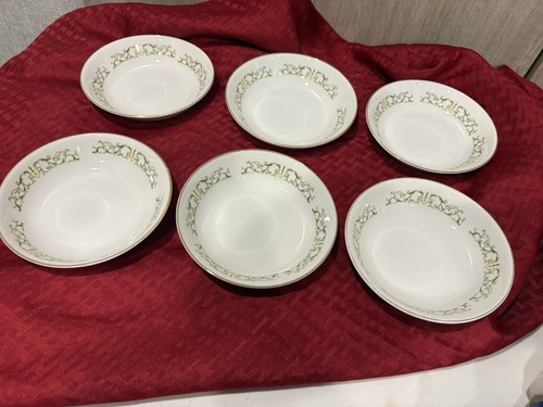 Six bell flower fine china - six,