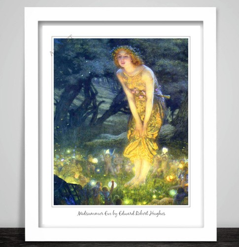 Framed art print midsummer eve - midsummer,