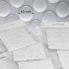 Clear Epoxy Resin Dome 3D Gel Stickers Silicone Round Circle Square Oval Heart