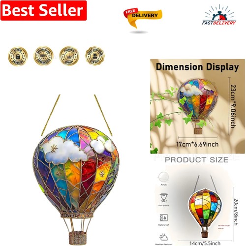 Flat acrylic hot air - hot,