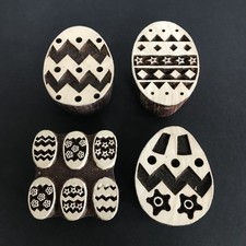 Easter Eggs Wooden Fabric