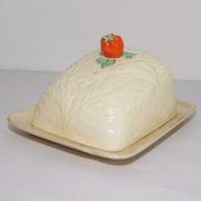 Large Vintage Butter Dish with