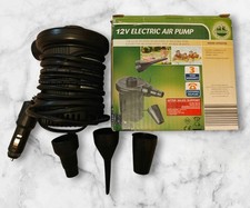 12V Electric Air Pump – Includes Nozzles & Car Adaptor