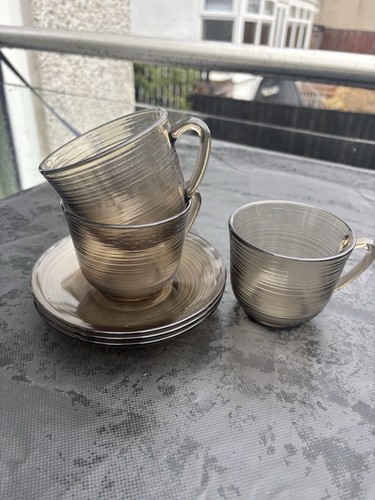 Arcoroc vintage smoked glass - arcoroc,