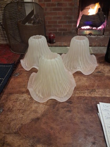 Vintage heavy frosted fluted - heavy,