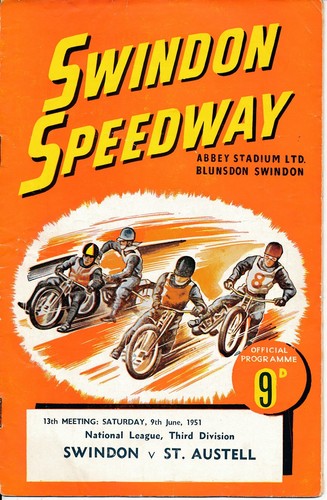 Speedway programme swindon v - programme,