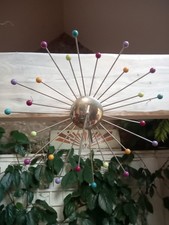 Sunburst Retro Wall Clock