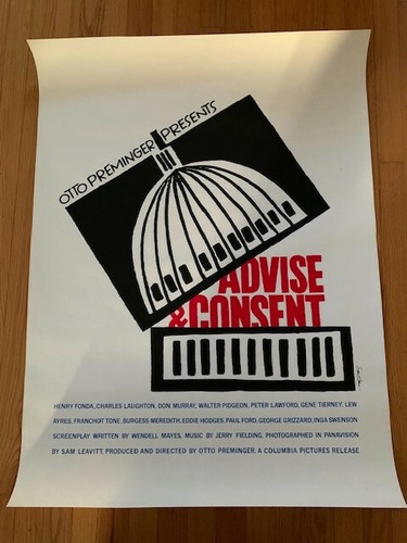 Saul bass silkscreen - saul, movie
