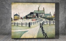 L. S. Lowry  A Lancashire farm