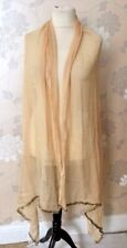  Shawl /wrap - stole- wedding - prom -  New  golden beige