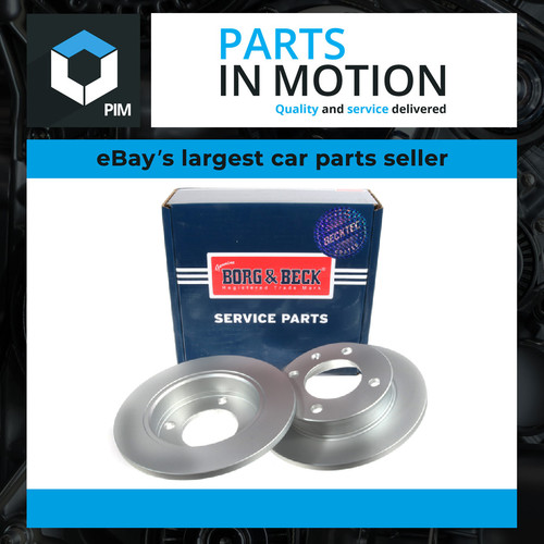 Brake discs pair solid fits - solid,