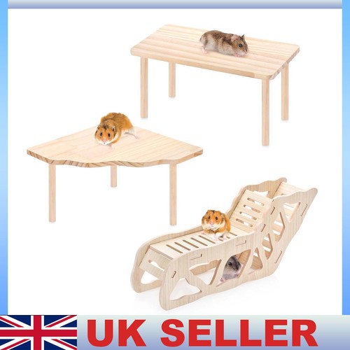 Wooden hamster platform tunnel - platform,