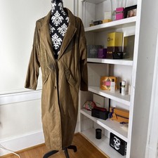 VTG Learsi Leather Trench Coat
