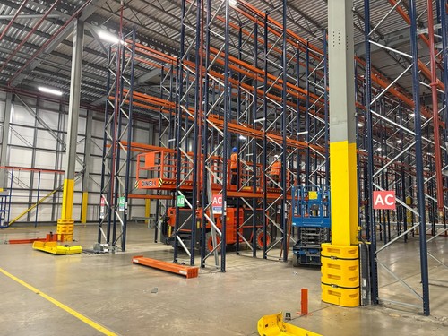 Mecalux warehouse pallet - warehouse,