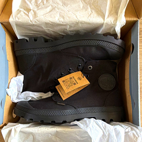 Palladium pampa black canvas - palladium,