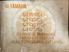Yamaha DT100 DT125 DT175 C Original Factory Workshop Service Manual From 1975
