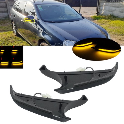 Pair dynamic led wing mirror - led,