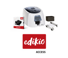 Evolis Edikio Access Plastic Card Retail Price Tag Printer Bundle, Inc Software