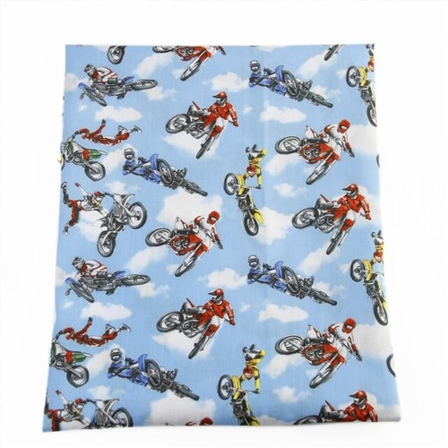 Motorbike fabric poly - fabric, cotton