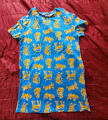 Women blue animal print - blue,