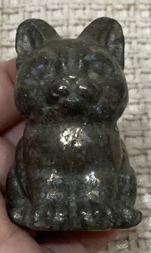 Crystal pyrite cat - crystal,