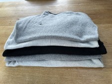 Bundle of 5 100% cashmere jumpers/cardigans for crafting (black/greys)