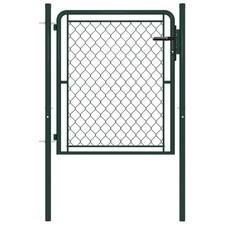 Garden Gate Steel Outdoor Mesh Barriers Green/Anthracite Multi Sizes vidaXL
