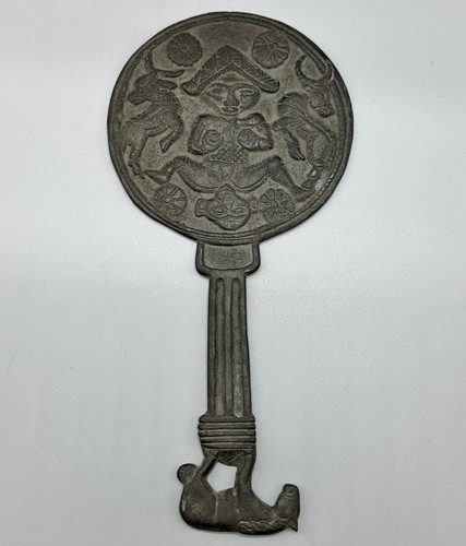 Ancient scythian bronze mirror - scythian,