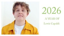 Lewis Capaldi 2026 Landscape Desktop Calendar