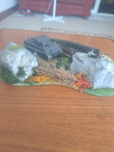 Ww2 german tiger tank diarama - ww2,