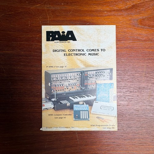 Vintage 1978 paia - paia, electronics