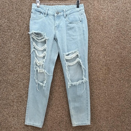 Blue denim extreme - denim, ripped