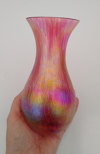 Heron glass vase 6 - -,