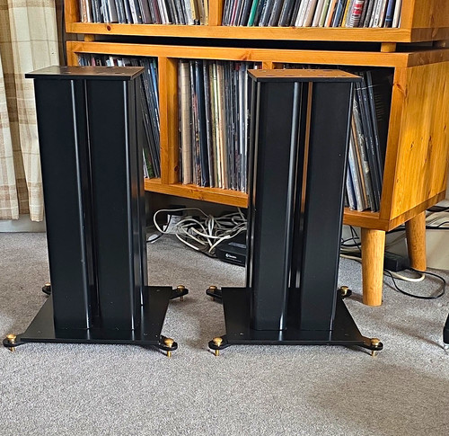 Custom built speaker stands - built,