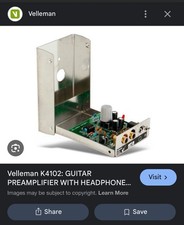 Velleman Guitar Pre Amp Headphone Amplifier