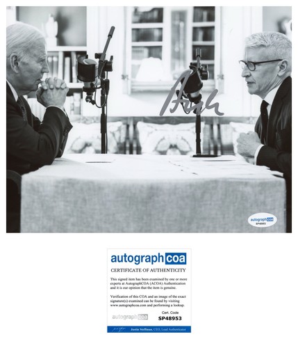 Anderson cooper signed - anderson,