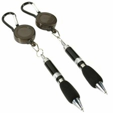 4x RETRACTABLE CLIP ON PENS