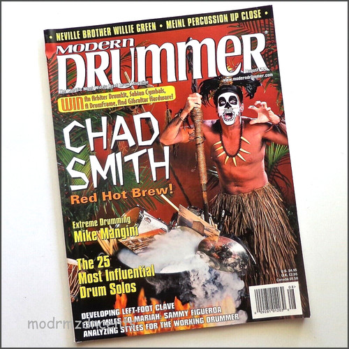 Modern drummer aug 1999 - modern,