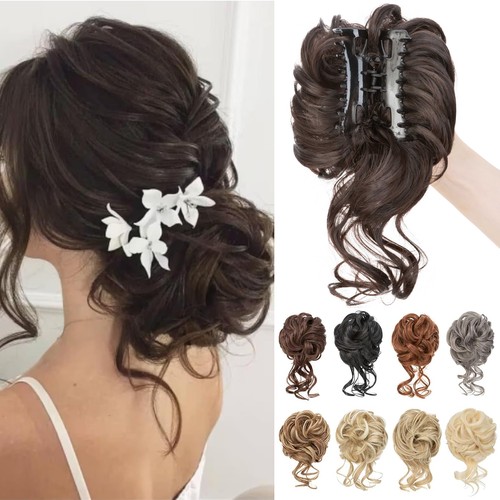 Messy bun claw - messy, in