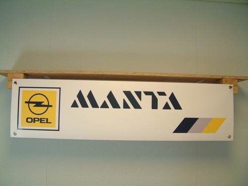 Opel manta banner classic - manta, a